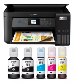 Multifuncional Epson L4260 Ecotank Tinta Continua 5 Tintas Color Negro