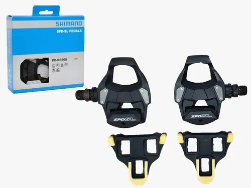 Pedales Para Bicicleta de Ruta Shimano Pd-RS500 Calas Chocles