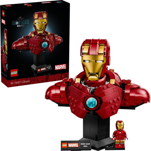 Lego Marvel Busto De Iron Man Mk4 76327 - 436pz 436 Iron Man Mk4