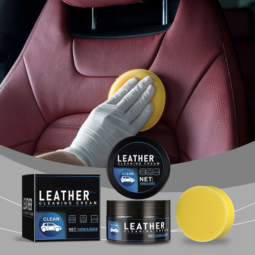 Cuero Para Limpieza Del Interior Del Coche, Piel, Color Crem