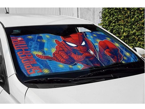 Protetor Solar Para-sol Frontal Homem Aranha Disney Western