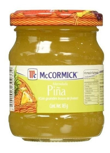 Mermelada Mccormick Piña 165 Gr