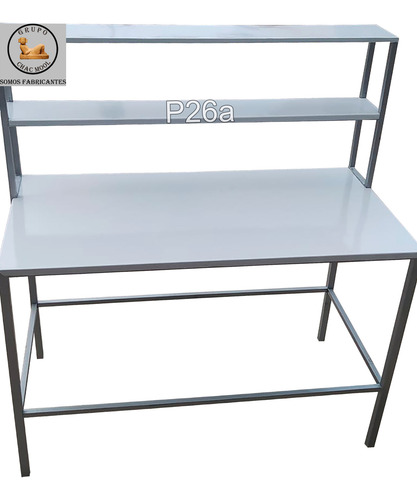 Mesa De Trabajo Con 2 Repisas P26a