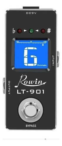 Pedal afinador de guitarra Rowin Lt-901 Mini Tuner