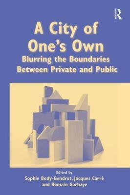 Libro A City Of One's Own - Sophie Body-gendrot