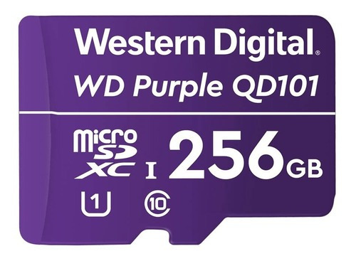 Memoria Micro Sd 256gb Wd Purple Vigilancia Wdd256g1p0c