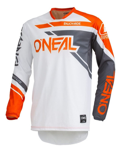 O'neal Hardwear Rizer Jersey Para Hombre (gris/naranja, Medi