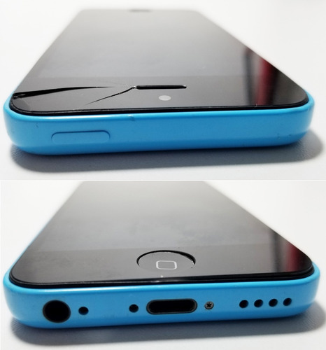 iPhone 5c 8gb Azul ( Funcionando Parcialmente ) Ler Anúncio!