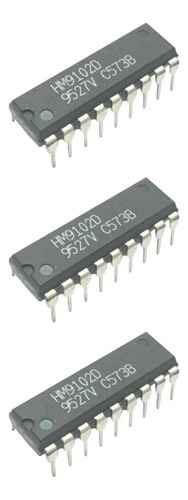 Kit 10 Peças - Circuito Integrado Hm9102d Pth Dip-18