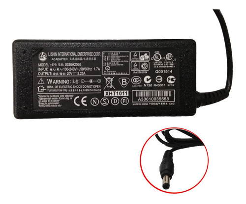 Cargador Para Lenovo Z470 Z560 Z565 Z570 Z575 Z370 20v 3.25a