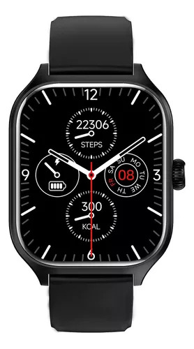Smartwatch F4, Tela Amoled, Bússola, Nfc, Bluetooth