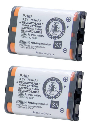 Baterías Recargables Hhrp107 Compatibles Panasonic Hhr...