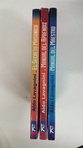 Tres Libros De Masoneria - Aldo Lavagnini - Kier (Usado)