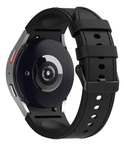 Pulseira Couro Híbrido Compatível Com Galaxy Watch 4 (20mm)