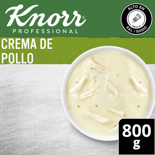 Crema De Pollo Knorr X 800 Gr - Unidad a $41450