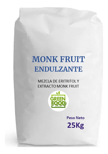 Monk Fruit Endulzante X25 Kilos