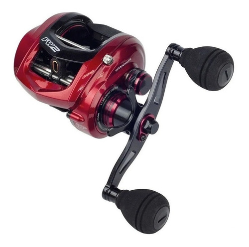 Reel rotativo Marine Sports Titan BG FW2 izquierdo color rojo