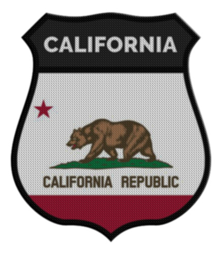 Parche Para Ropa Usa California