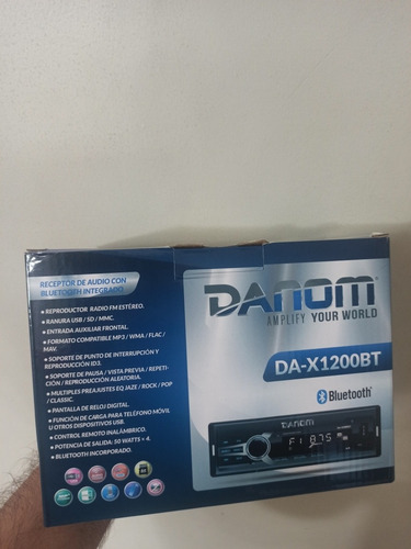 Reproductor De Audio Para Carro Mp3 Bluetooth Usb Danom