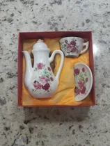 Comprar Juego Tazas Te Coleccion Mini - Tetera Taza Plato - Ceramica