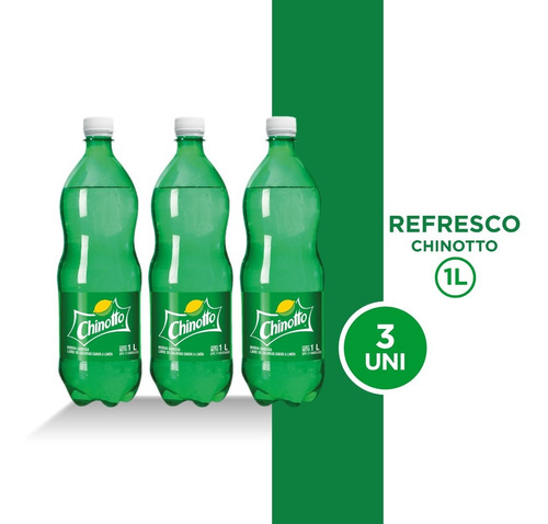 Refresco Chinotto Pet Sin Calorías 1lt  6 Unidades.