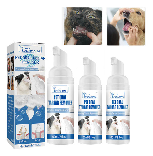 Aerosol Antisarro Power Clean Para Perros Y Gatos, 3 Unidade