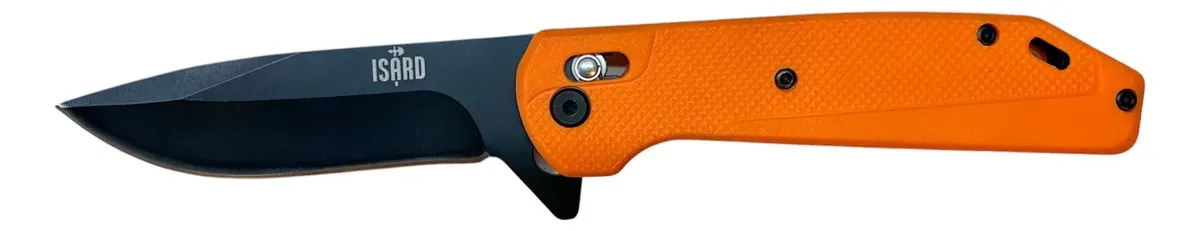 Navaja Cortaplumas Tactica Isard Naranja Camping Defensa Sup Naranja