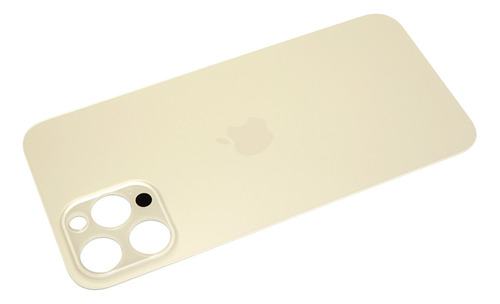 Refaccion Tapa Trasera Cristal Para iPhone 12 Pro Max Dorado