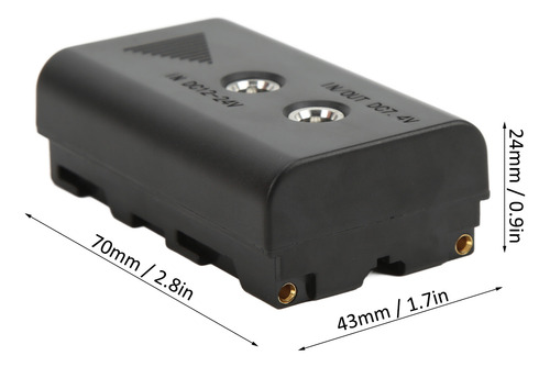 Adaptador De Bateria Fictício Para Cabo De Alimentação Dc 7.