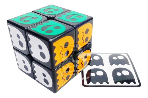 Cubo Rubik 2x2 Stickers Pacman Version 1