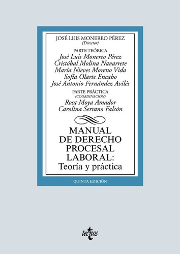 Manual De Derecho Procesal Laboral - Monereo Pã©rez, Josã...