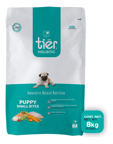 Tiër Holistic Puppy Small Bites Natural Nutrition 8kg