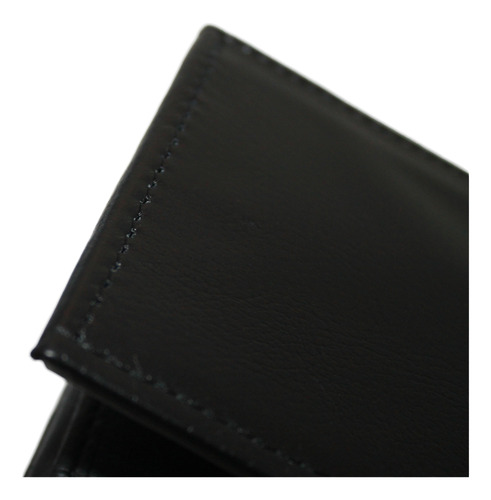 Cartera Hombre Piel Genuina Billetera Cuero Bifold Premium