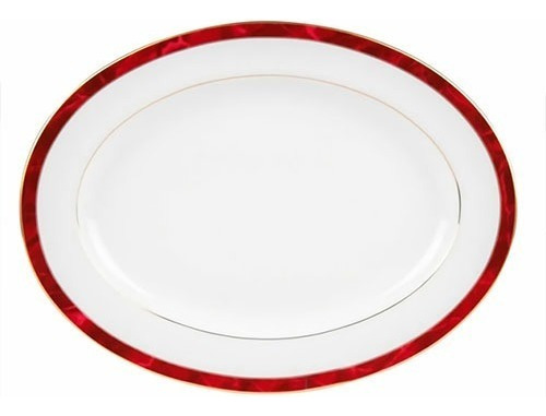 Platón Mediano 35 Cm Redondo Marble Noritake