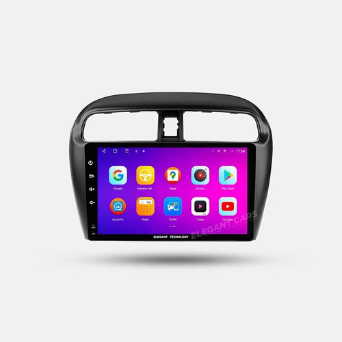 Autoradio Android 11 Mitsubishi Mirage 2012-2018 8core Qled 