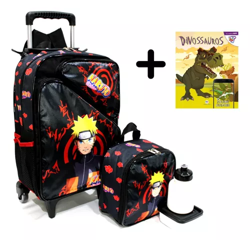 Mochila Meninos Naruto Uzumaki Shippuden Desenho Costas G Cor Preto Desenho  Do Tecido Naruto Desenho