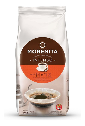 Cafe Torrado Molido Intenso La Morenita X 500g Sin Tacc