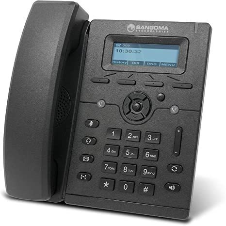 Sangoma S206 Voip - Teléfono Con Poe (o Adaptador De Ca, Se
