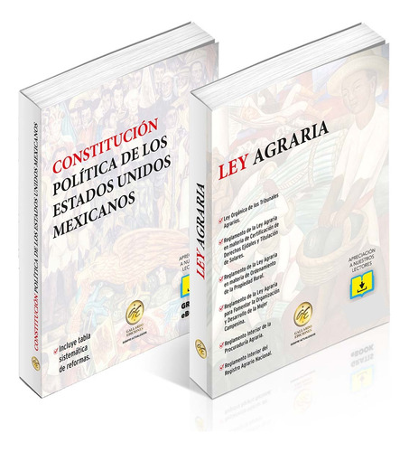 Constitución Política Eum + Ley Agraria | Paquete Bolsillo