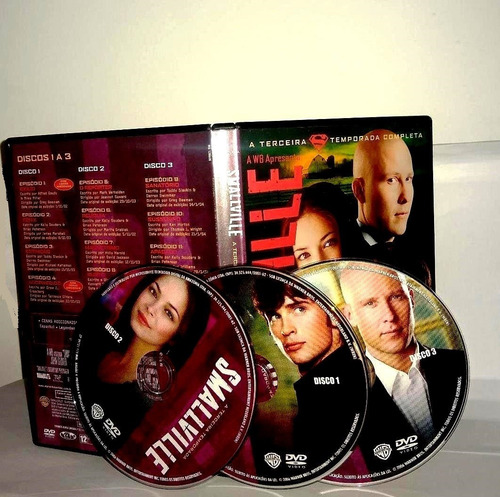 Dvd Smalville - 3ª Temporada Original (Usado)