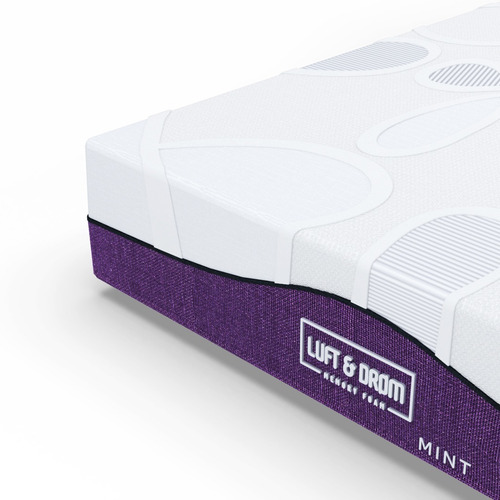 Luft And Drom, Colchón Mint Memory Foam En Caja Individual