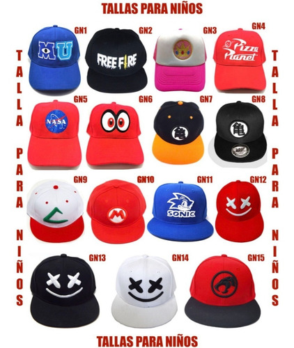 Imagen 6 de 9 de Gorras Snapback Mayoreo 20 Piezas A Elegir Envío Gratis
