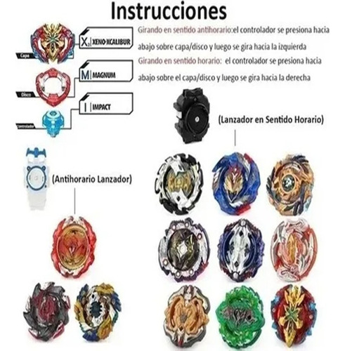 Beyblade Burst Set 17pcs Juguetes De Batalla Con Estadio