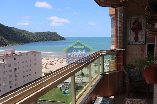 Imagem 2 de 29 de Lindo Apto No Canto Do Forte, Vista Mar...semi Mobiliado!!!! - Vant4960