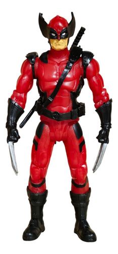 Figura De Accion Super Heroe Wolverine Traje Deadpool Var1