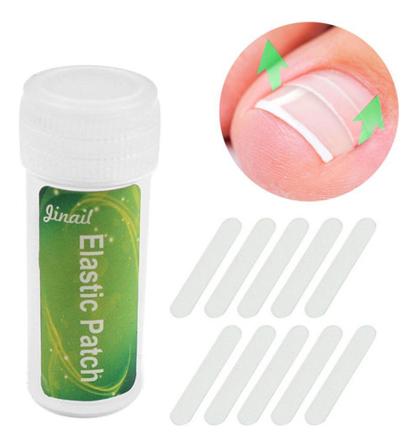 10 Unids Ingrown Toenail Straightening Clip Elastic Stickers