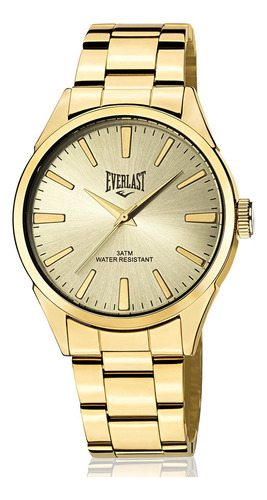 Relógio Masculino Everlast Dourado E640