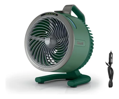Shark FLEXBREEZE HydroGo グリーン Ventilador Shark Flexbreeze Hydrogo Com Carregador Portátil
