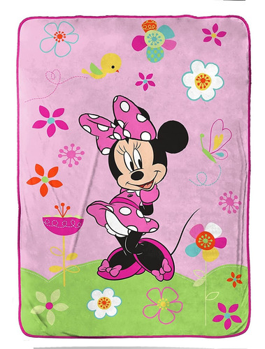 Disney Minnie Mouse Bowtique Garden Party Fleece  X  Ma...
