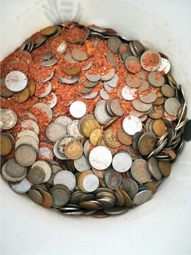 Imagem 8 de 10 de 500gr De Moedas Antigas Não Garimpadas. Raras.
